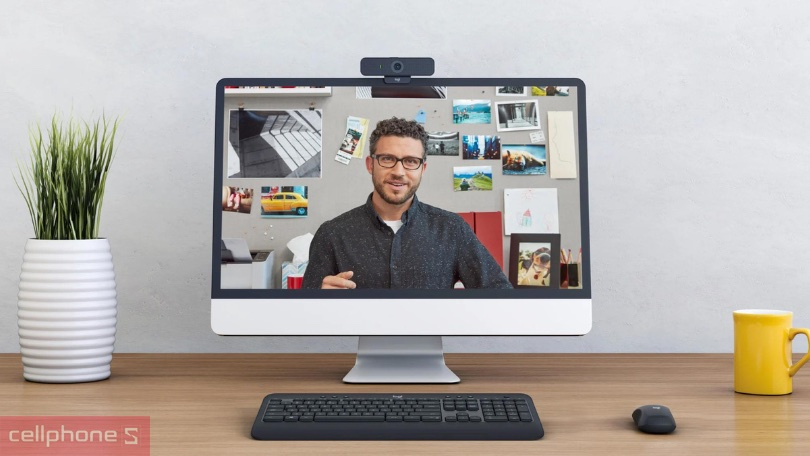 Chất lượng ghi hình, góc quay của webcam tích hợp micro Logitech C925e