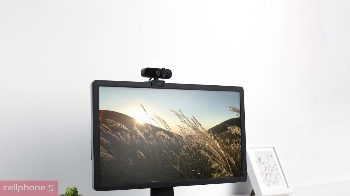 Kết nối Webcam tích hợp micro Rapoo C280 2K 1440P 