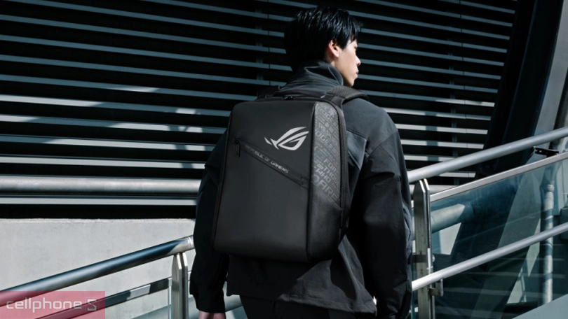 Balo laptop Asus ROG Ranger Backpack 16 inch - Kiểu dáng thời trang, dung tích chứa lớn