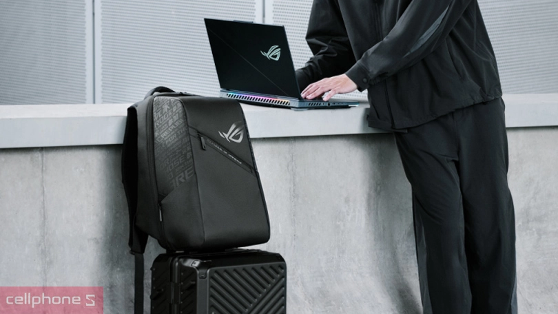 Balo laptop Asus ROG Ranger Backpack 16 inch - Kiểu dáng thời trang, dung tích chứa lớn
