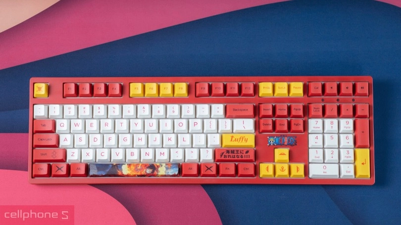 Đánh giá bàn phím cơ AKKO 3108 RF One Piece Luffy Cream