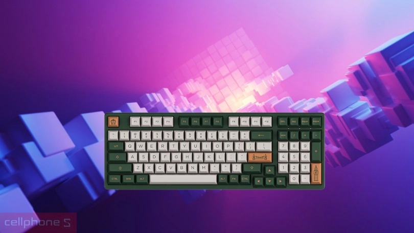 Thiết kế bàn phím Akko 3098 RF World Tour London