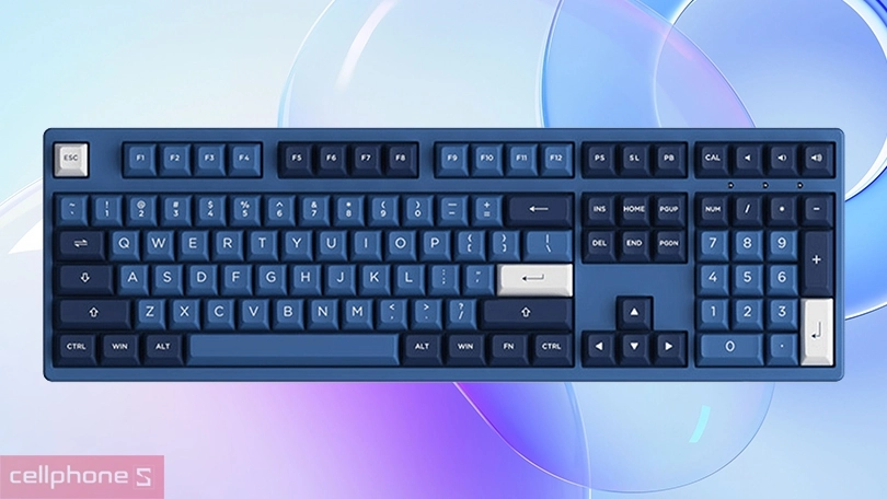Kích thước bàn phím cơ Akko 3108 RF Ocean Star