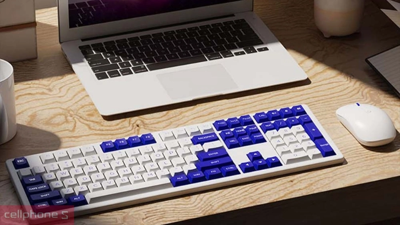 Thiết kế bàn phím chuột không dây Akko MX108