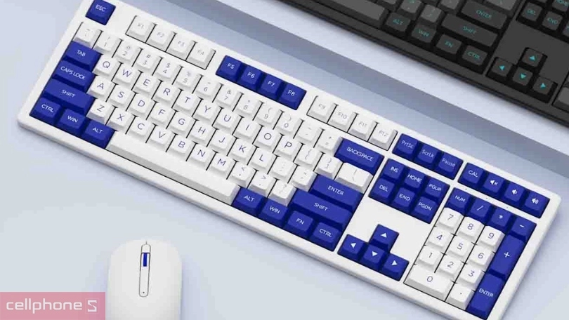 Kết nối bàn phím chuột không dây Akko MX108