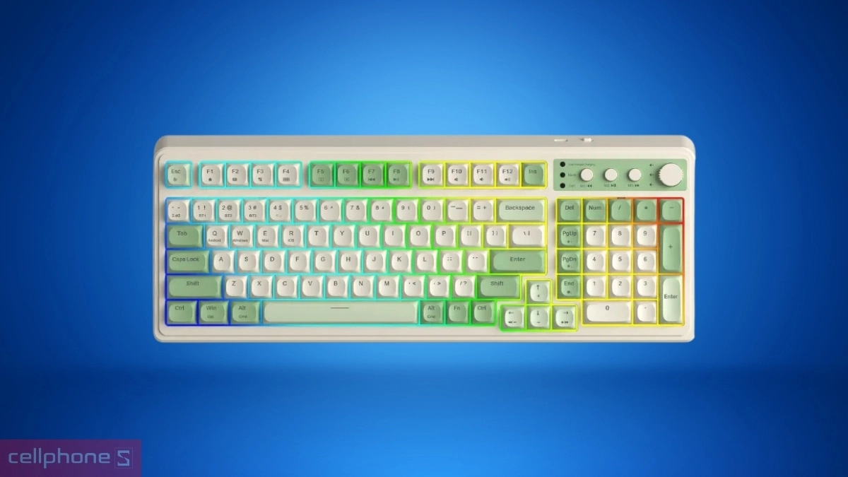 Trọng lượng nhẹ, pin 2.000mAh