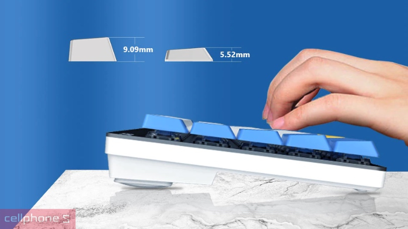 Hành trình bàn phím DareU EK868 Brown Switch