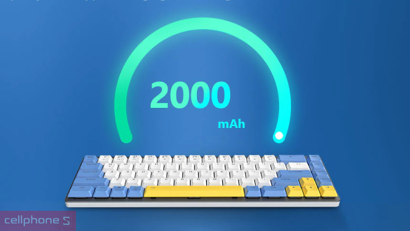 Pin bàn phím DareU EK868 Red Switch