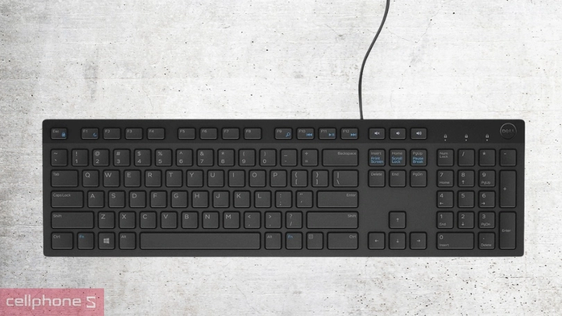 Thiết kế bàn phím Dell KB216