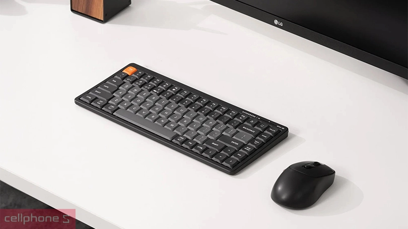 Switch và Keycap của bàn phím không dây Hyperwork SilentKey mini TS01M