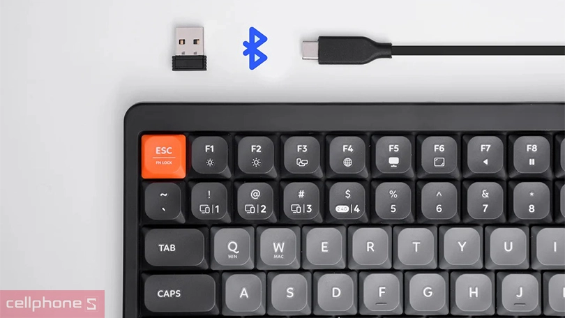 Thiết kế bàn phím không dây Hyperwork SilentKey mini TS01M