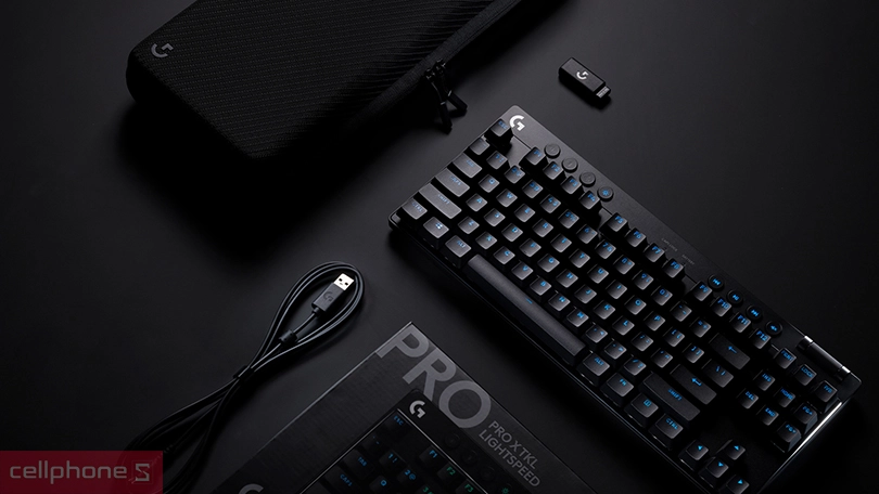 Bàn phím gaming Logitech Pro X TKL Lightspeed