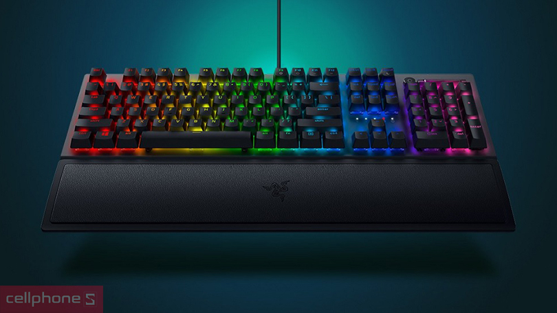 Thiết kế bàn phím cơ Razer Blackwidow V3 Yellow Switch