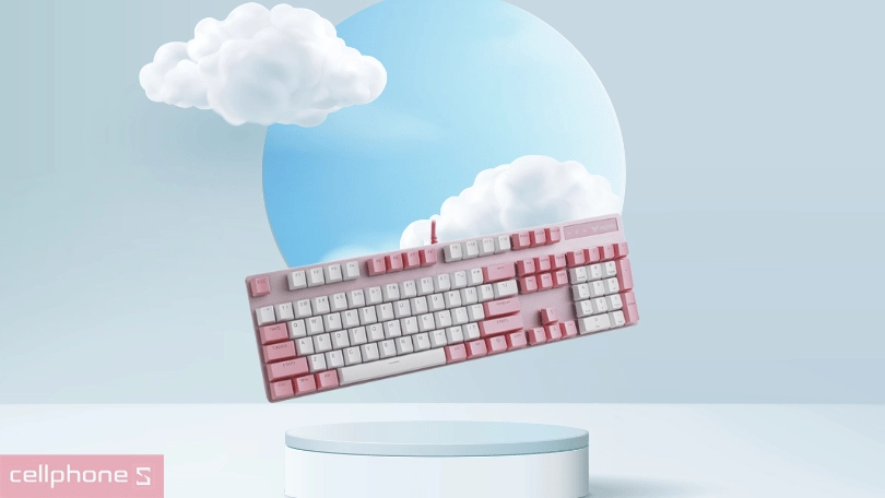 Bàn phím cơ Rapoo V500 Pro Red Switch – Tăng tiến độ làm việc