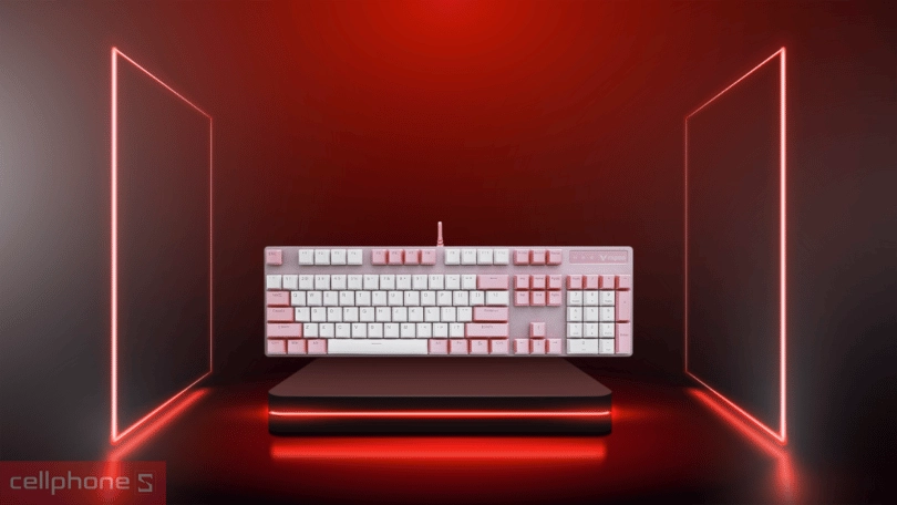 Bàn phím cơ Rapoo V500 Pro Red Switch – Tăng tiến độ làm việc