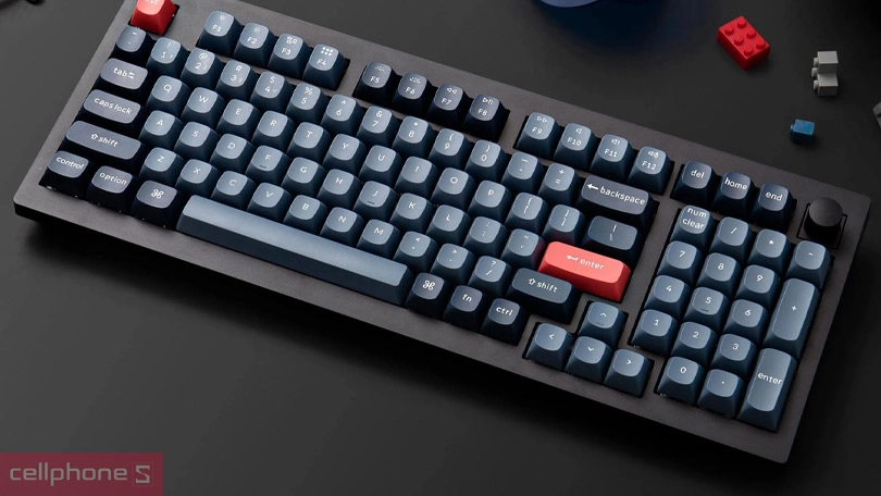 Bàn phím không dây Keychron V5 Max RGB Swappable RGB Backlight – Trải nghiệm gõ phím chất lượng