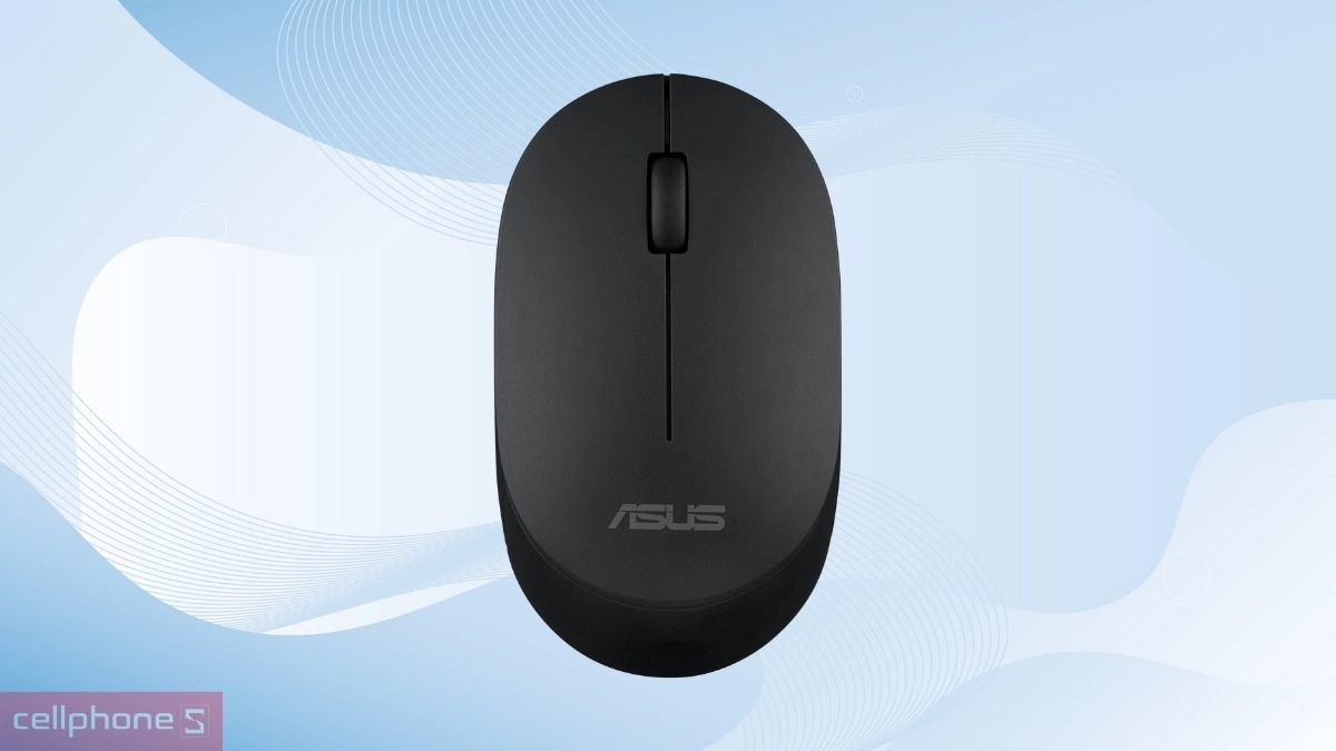 Chuột không dây Asus MW103 Silent - Kết nối ổn định, chuyển đổi DPI linh hoạt