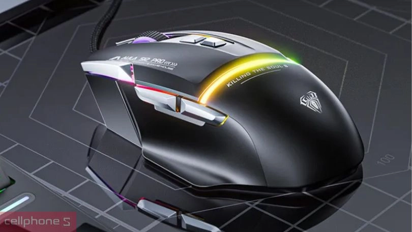 Cảm biến chuột gaming có dây AULA S12PRO