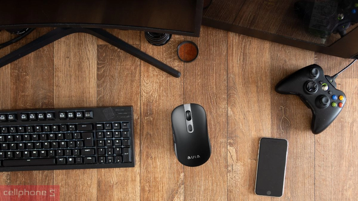 Thiết kế chuột không dây Aula AM212