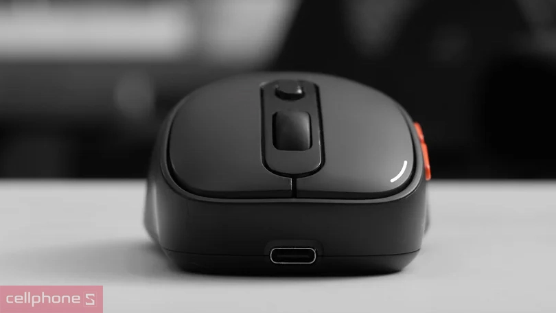 Độ nhạy DPI cùng các nút bấm trên chuột không dây Hyperwork Silentium mini