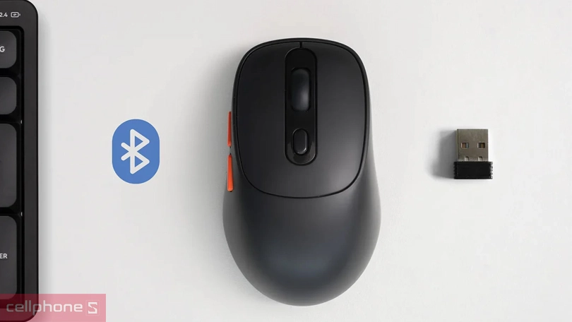 Khả năng kết nối và pin của chuột không dây Hyperwork Silentium mini