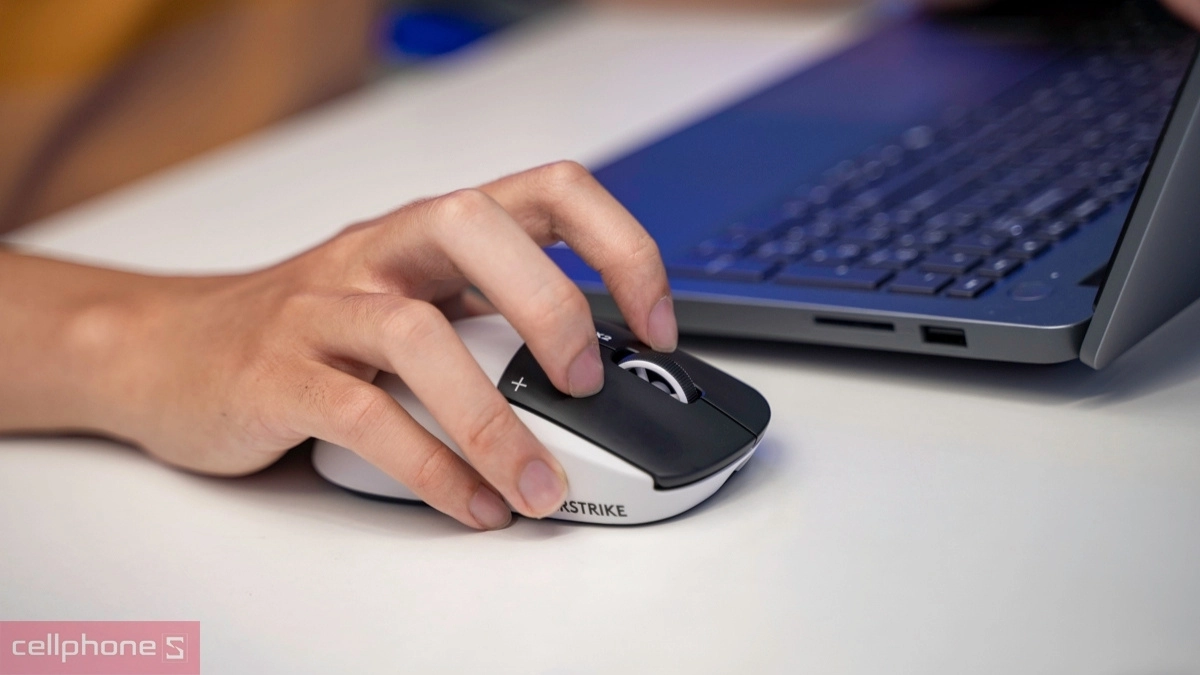 Kết nối chuột Gaming không dây Logitech Pro X2 Superstrike Lightspeed