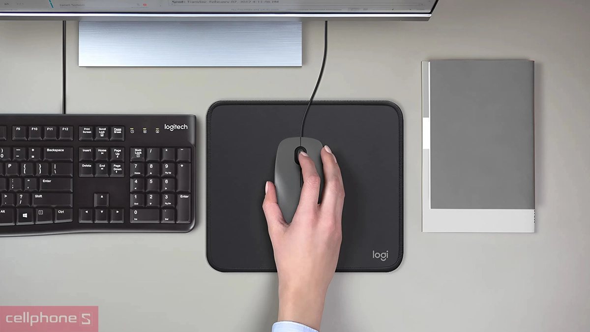 Chuột Logitech có dây văn phòng