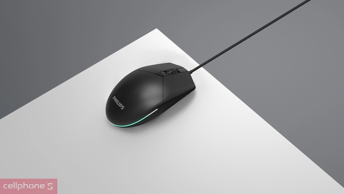 Thiết kế chuột có dây Philips SPK9304