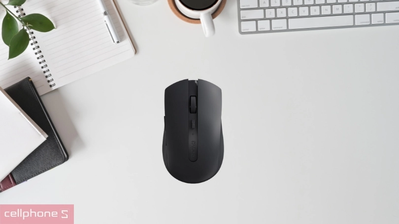 Thiết kế chuột không dây Bluetooth Rapoo M320B Silent