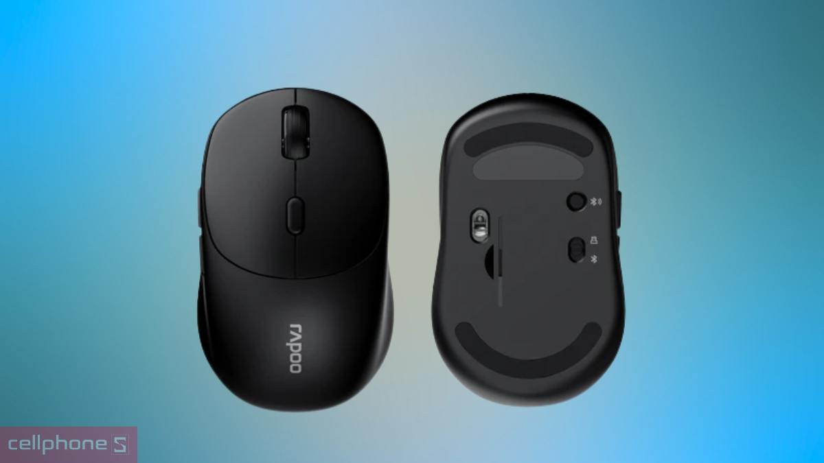 Kết nối chuột không dây Rapoo M330