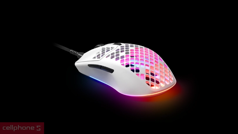 Chuột Gaming Steelseries Aerox 3 Snow - Siêu nhẹ, siêu vượt trội 