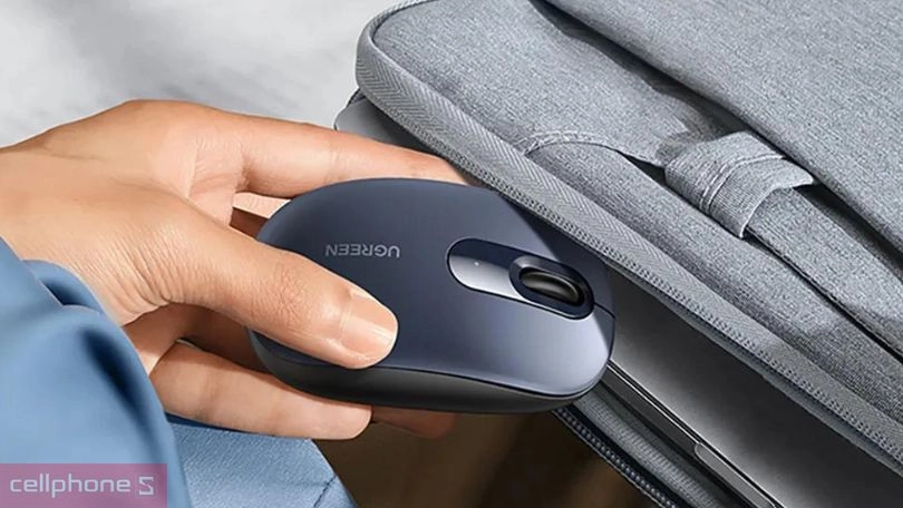 Thiết kế chuột không dây Ugreen MU105 Midnight