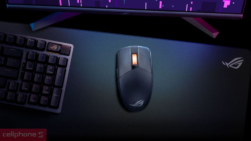 Kết nối, độ nhạy DPI của chuột gaming không dây ASUS ROG Strix Impact III WL