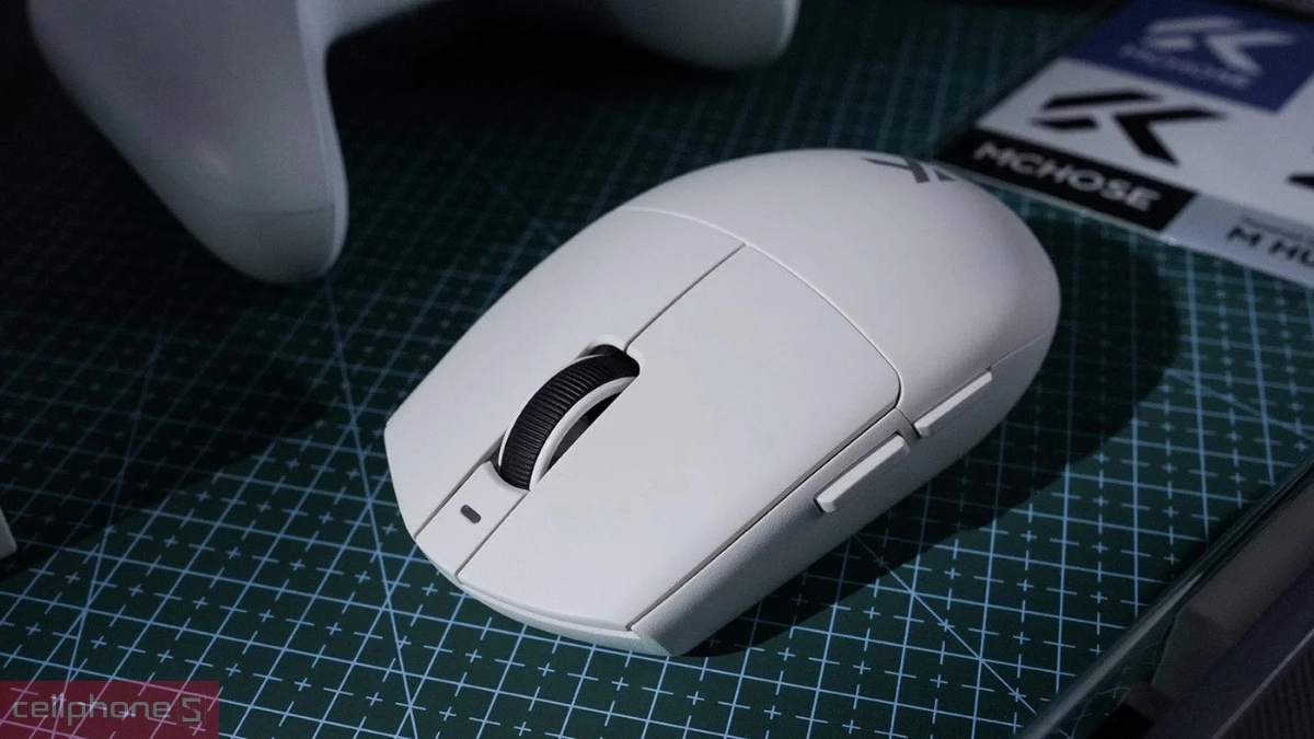 Thiết kế đối xứng thoải mái của Chuột gaming không dây MCHOSE G3 V2 Pro Tri-mode