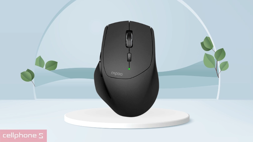 Chuột không dây Bluetooth Rapoo MT550 - Ngoại hình tối giản, hiện đại