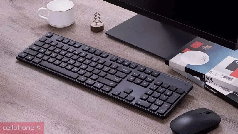 Combo bàn phím chuột không dây Xiaomi - Thiết kế nhỏ gọn, hiện đại