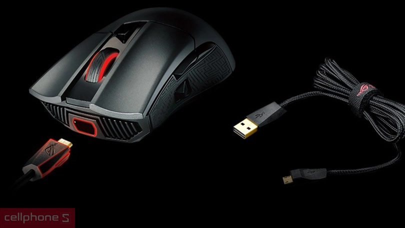 Kết nối chuột Asus Rog Gladius II