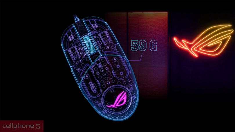 Độ nhạy chuột Asus Rog Strix Impact III