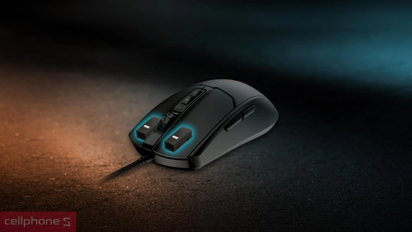 Kết nối, độ nhạy DPI của chuột gaming có dây MSI Forge GM10