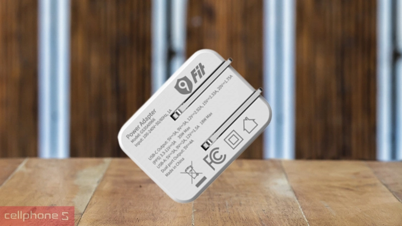 Sạc 9Fit PD 35W 1A1C GaN 001W