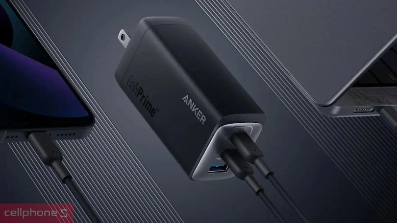 Thiết kế sạc Anker 737 Ganprime 2C1A 120W A2148