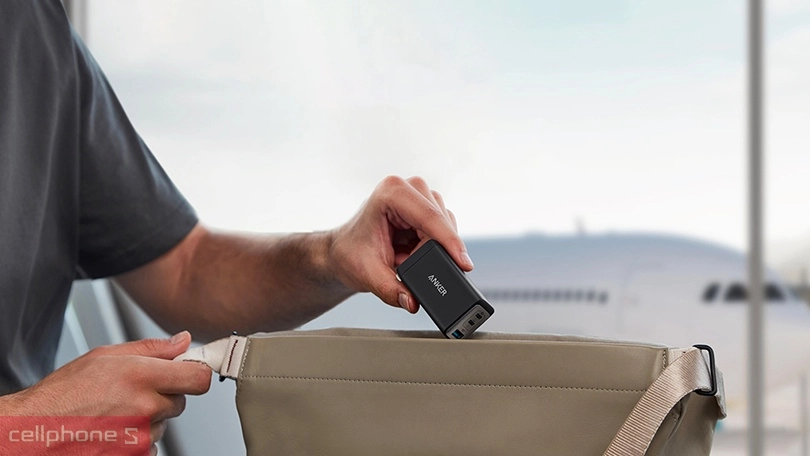 Công suất sạc Anker Powerport III 3 cổng 65W A2667