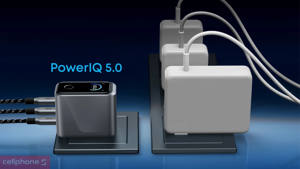 Công suất củ sạc Anker Prime 3 cổng USB C 160W A2678