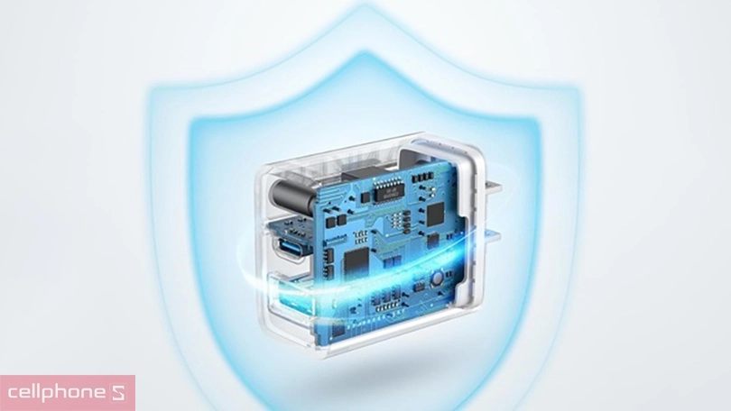 Công suất sạc Anker 2 cổng 1C1A 20W A2348