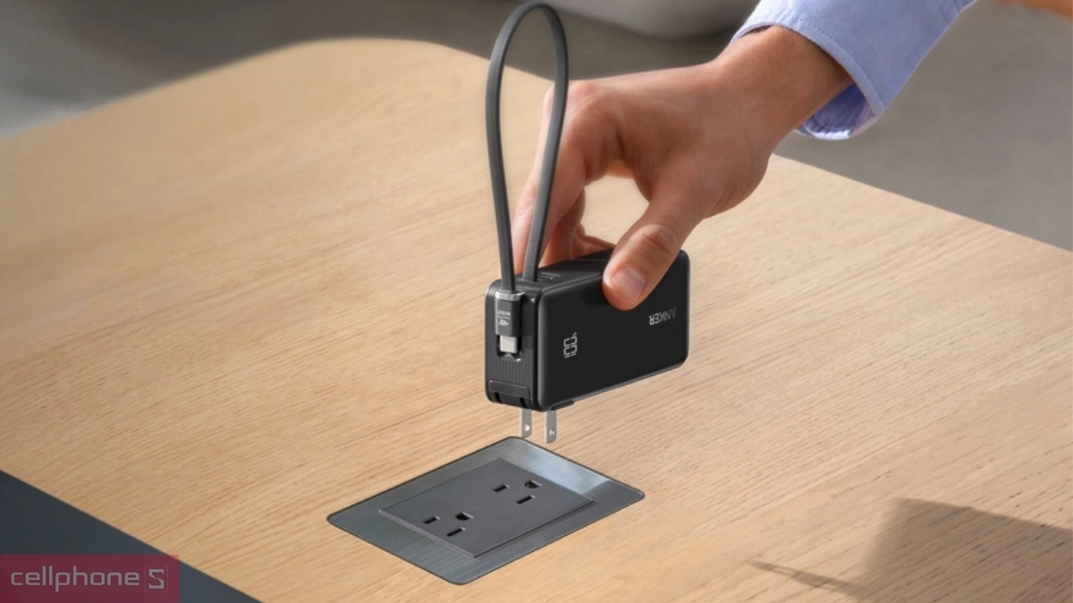 Pin sạc dự phòng Anker 10000mAh 30W A1637 - Sạc nhanh, nhỏ gọn