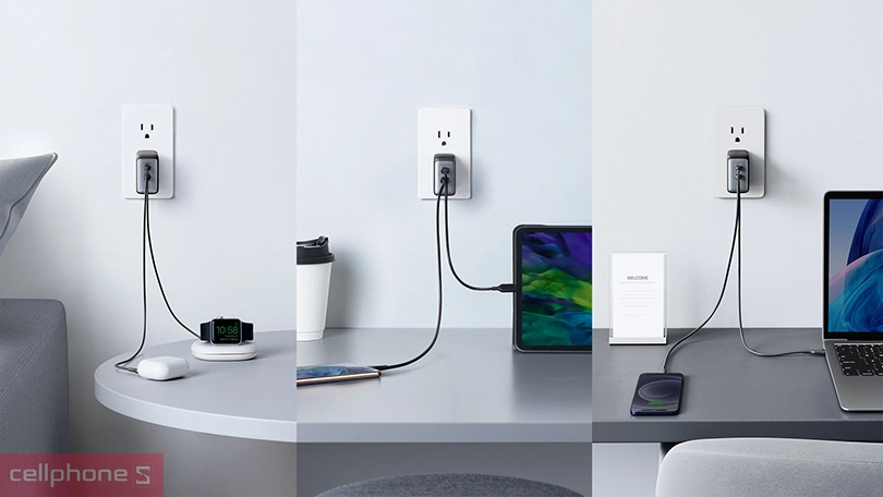 Thiết kế sạc Anker Nano II 65W A2666