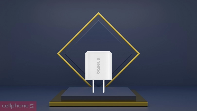 Củ sạc Baseus Cube 1C 20W chân CN gập kèm cáp Type-C to Lightning 20W 1m - Công suất mạnh mẽ, thiết kế nhỏ gọn