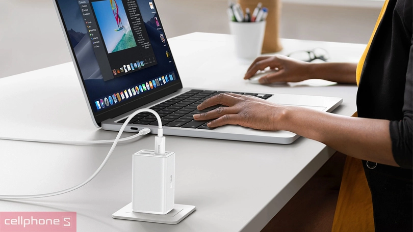 Tốc độ sạc của củ sạc nhanh Baseus Gan6 Pro 2C + 2U 100W US kèm cáp Type C to Type C 100W