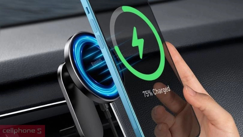 Tốc độ sạc của giá đỡ điện thoại ô tô Baseus Big Energy