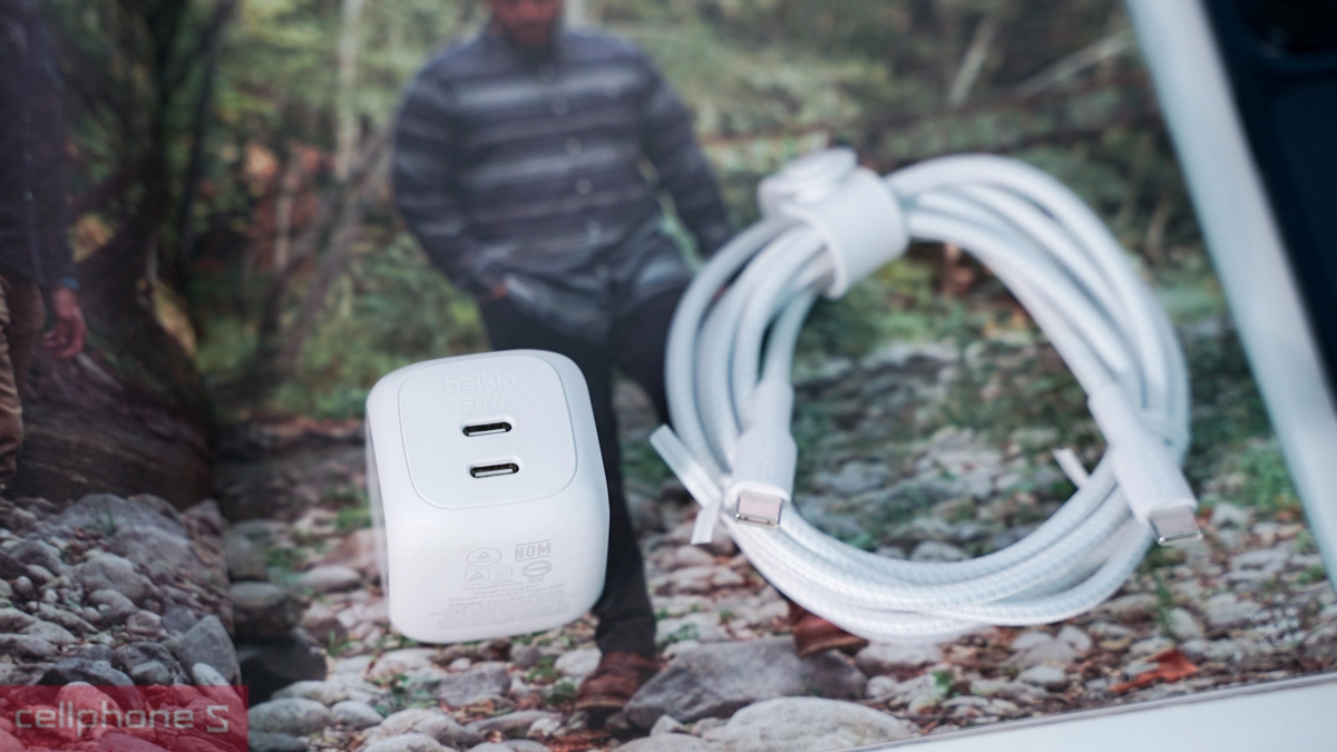 Củ sạc Belkin Type-C 50W PD/PPS Cubic Wall Charger - Sức mạnh nhỏ gọn cho mọi thiết bị hiện đại